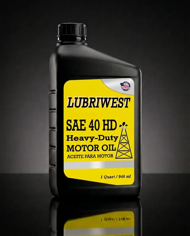Lubriwest SAE 40 — Heavy Duty Monograde Motor Oil — LWHD40